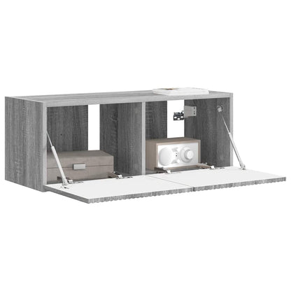 vidaXL TV-Wandschrank Graues Sonoma 60 x 31 x 29,5 cm Holzwerkstoff