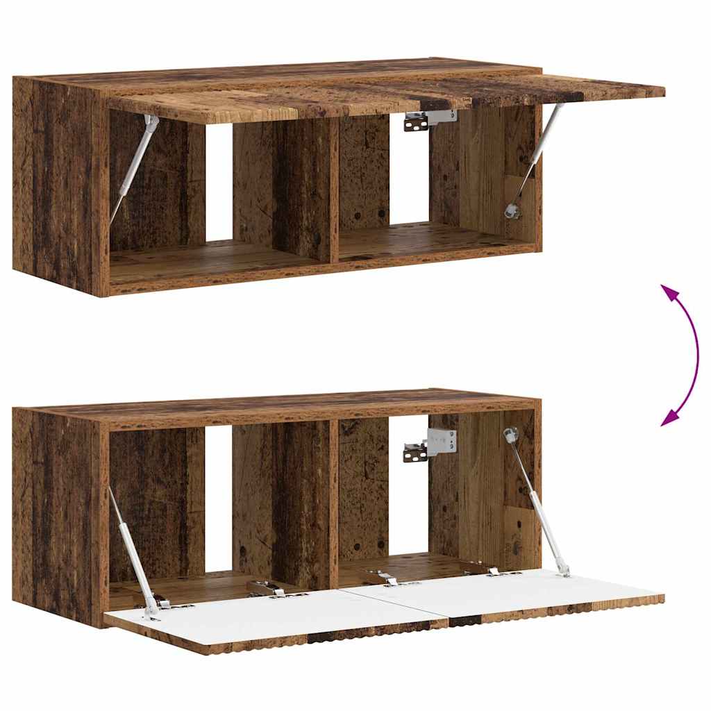 vidaXL TV-Wandschrank Altholz 60 x 31 x 29,5 cm Holzwerkstoff