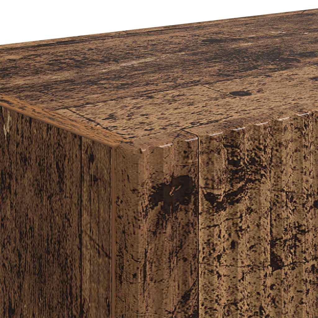 vidaXL TV-Wandschrank 2 pcs Altholz 60 x 31 x 29,5 cm Holzwerkstoff