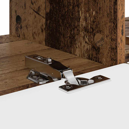 vidaXL TV-Wandschrank 2 pcs Altholz 60 x 31 x 29,5 cm Holzwerkstoff