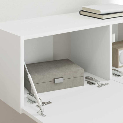 vidaXL TV-Wandschrank Weiß 98 x 31 x 29,5 cm Holzwerkstoff