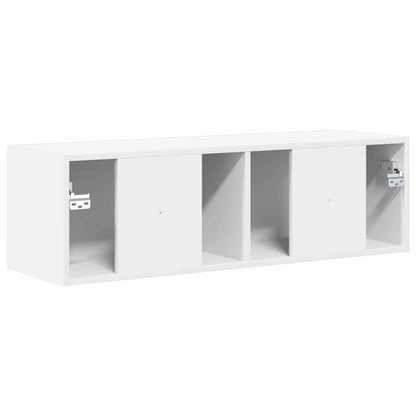 vidaXL TV-Wandschrank Weiß 98 x 31 x 29,5 cm Holzwerkstoff