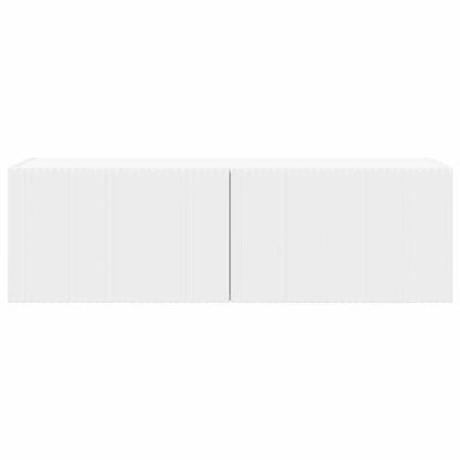 vidaXL TV-Wandschrank Weiß 98 x 31 x 29,5 cm Holzwerkstoff