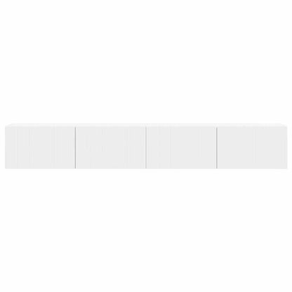 vidaXL TV-Wandschrank 2 pcs Weiß 98 x 31 x 29,5 cm Holzwerkstoff