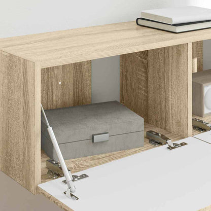 vidaXL TV-Wandschrank Sonoma 98 x 31 x 29,5 cm Holzwerkstoff