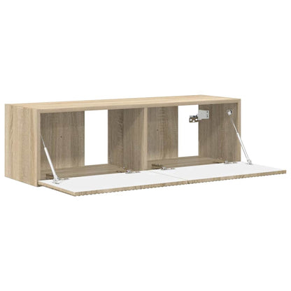 vidaXL TV-Wandschrank Sonoma 98 x 31 x 29,5 cm Holzwerkstoff