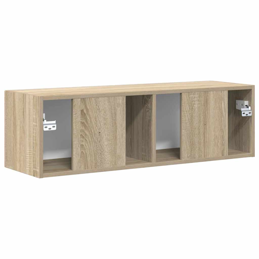 vidaXL TV-Wandschrank Sonoma 98 x 31 x 29,5 cm Holzwerkstoff
