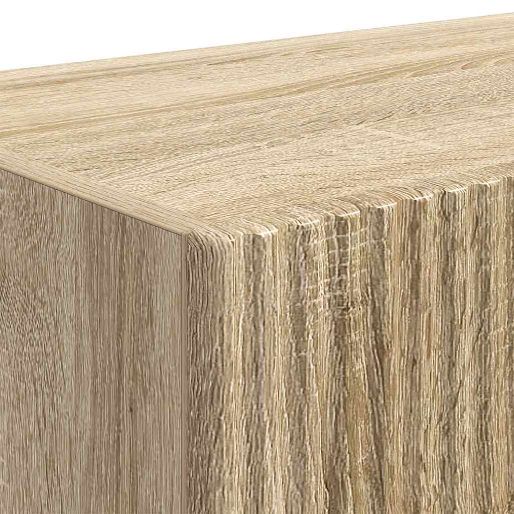 vidaXL TV-Wandschrank 2 pcs Sonoma 98 x 31 x 29,5 cm Holzwerkstoff