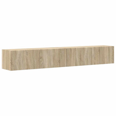 vidaXL TV-Wandschrank 2 pcs Sonoma 98 x 31 x 29,5 cm Holzwerkstoff