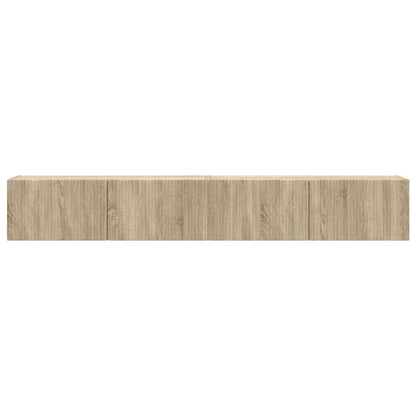 vidaXL TV-Wandschrank 2 pcs Sonoma 98 x 31 x 29,5 cm Holzwerkstoff