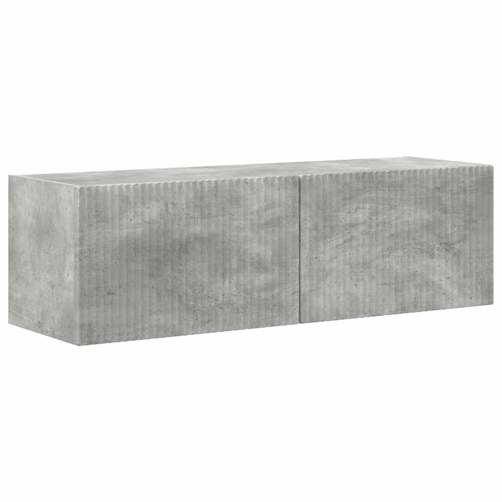 vidaXL TV-Wandschrank Beton 98 x 31 x 29,5 cm Holzwerkstoff