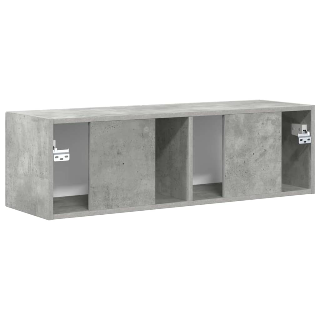 vidaXL TV-Wandschrank Beton 98 x 31 x 29,5 cm Holzwerkstoff