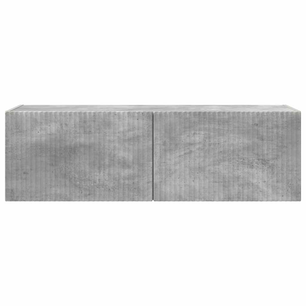 vidaXL TV-Wandschrank Beton 98 x 31 x 29,5 cm Holzwerkstoff