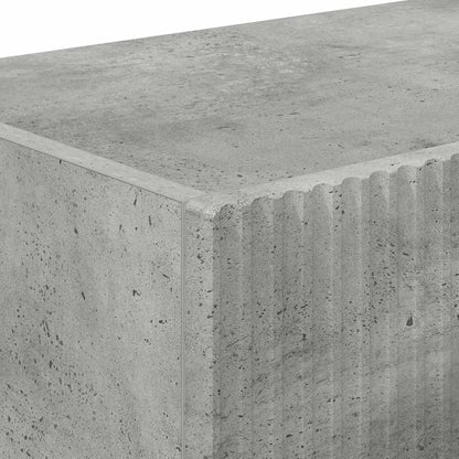 vidaXL TV-Wandschrank 2 pcs Beton 98 x 31 x 29,5 cm Holzwerkstoff