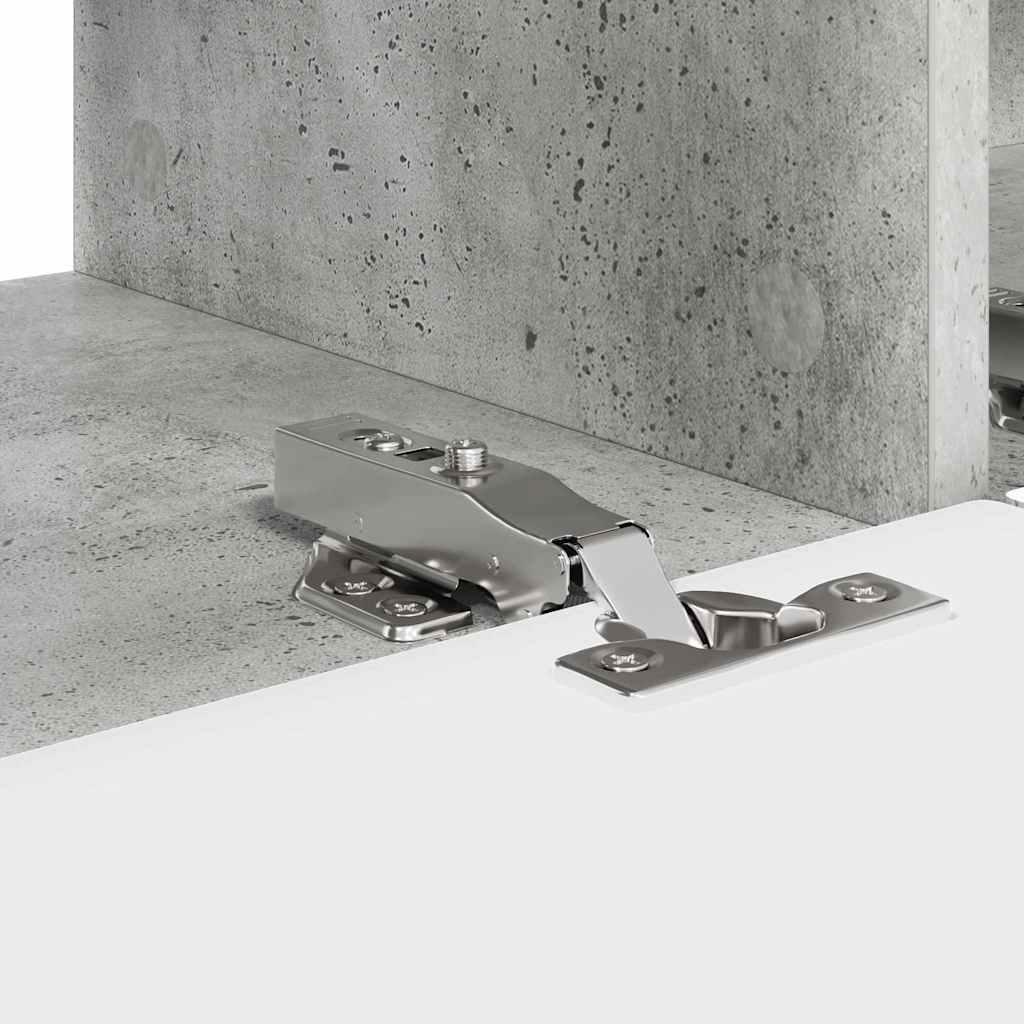 vidaXL TV-Wandschrank 2 pcs Beton 98 x 31 x 29,5 cm Holzwerkstoff