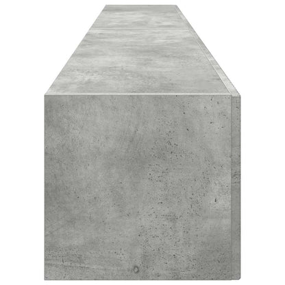 vidaXL TV-Wandschrank 2 pcs Beton 98 x 31 x 29,5 cm Holzwerkstoff