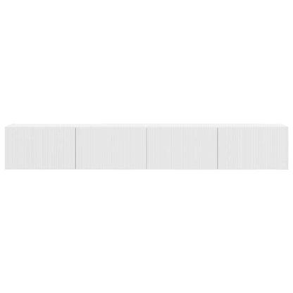 vidaXL TV-Wandschrank 2 pcs Glänzend Weiß 98 x 31 x 29,5 cm