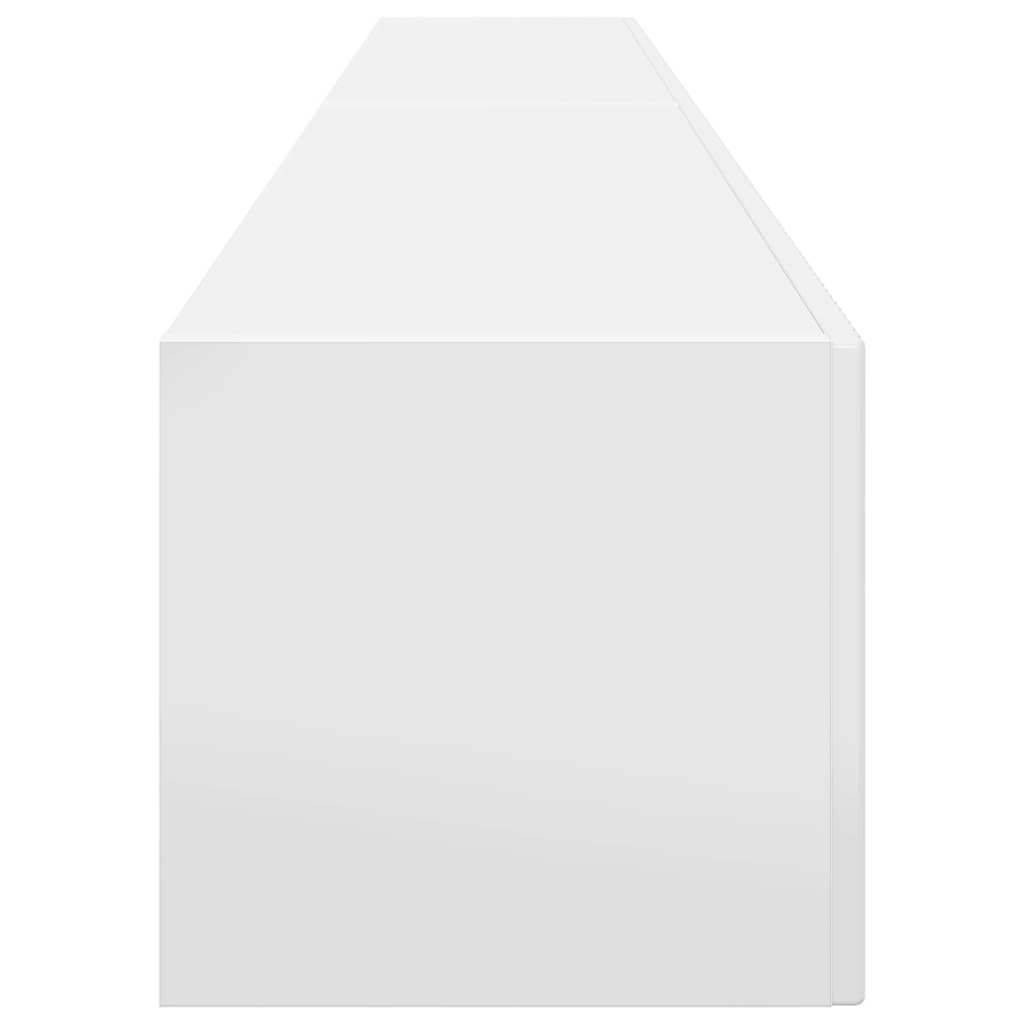 vidaXL TV-Wandschrank 2 pcs Glänzend Weiß 98 x 31 x 29,5 cm