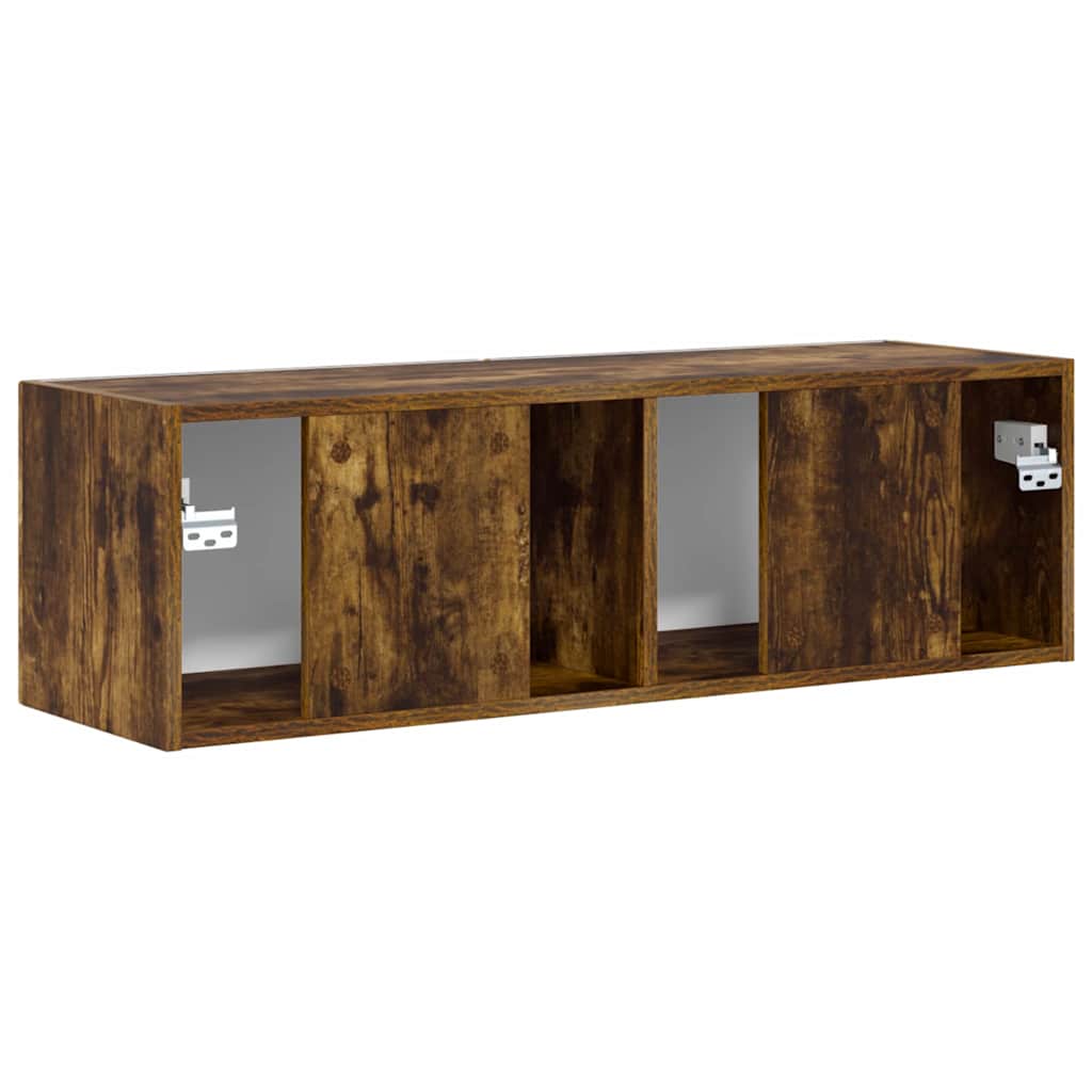 TV-Wandschrank Wandmontiert Geräucherte Eiche 98 x 31 x 29,5 cm