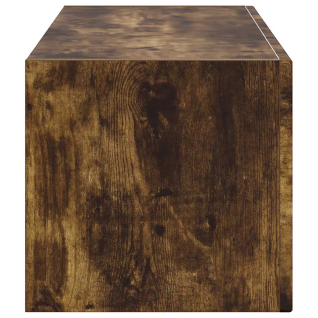 TV-Wandschrank Wandmontiert Geräucherte Eiche 98 x 31 x 29,5 cm