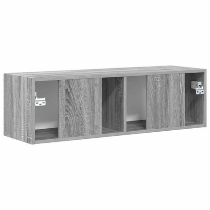 vidaXL TV-Wandschrank Graues Sonoma 98 x 31 x 29,5 cm Holzwerkstoff