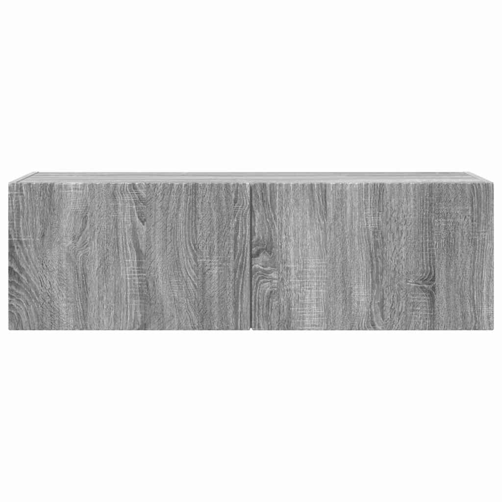 vidaXL TV-Wandschrank Graues Sonoma 98 x 31 x 29,5 cm Holzwerkstoff