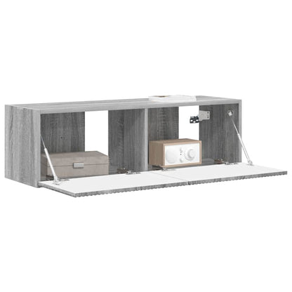 vidaXL TV-Wandschrank Graues Sonoma 98 x 31 x 29,5 cm Holzwerkstoff
