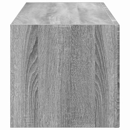 vidaXL TV-Wandschrank Graues Sonoma 98 x 31 x 29,5 cm Holzwerkstoff