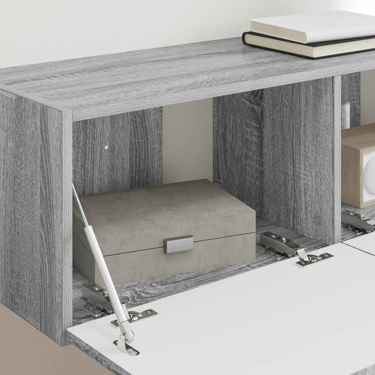 TV-Wandschrank 2 pcs Graues Sonoma 98 x 31 x 29,5 cm