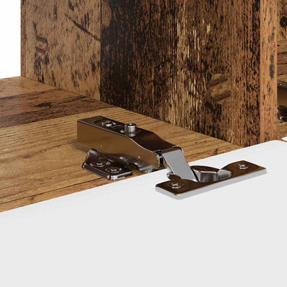 vidaXL TV-Wandschrank Altholz 98 x 31 x 29,5 cm Holzwerkstoff