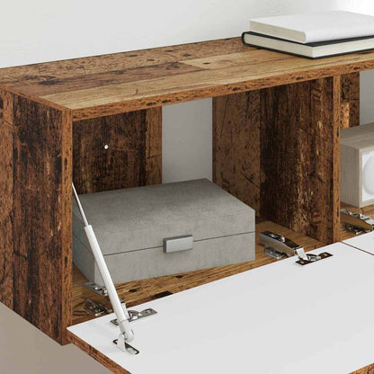 vidaXL TV-Wandschrank Altholz 98 x 31 x 29,5 cm Holzwerkstoff