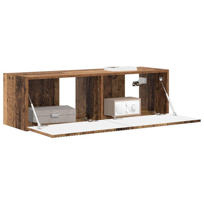 vidaXL TV-Wandschrank Altholz 98 x 31 x 29,5 cm Holzwerkstoff