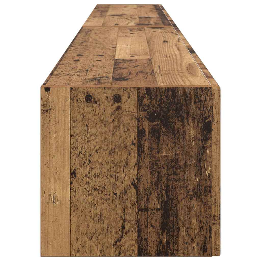 vidaXL TV-Wandschrank 2 pcs Altholz 98 x 31 x 29,5 cm Holzwerkstoff