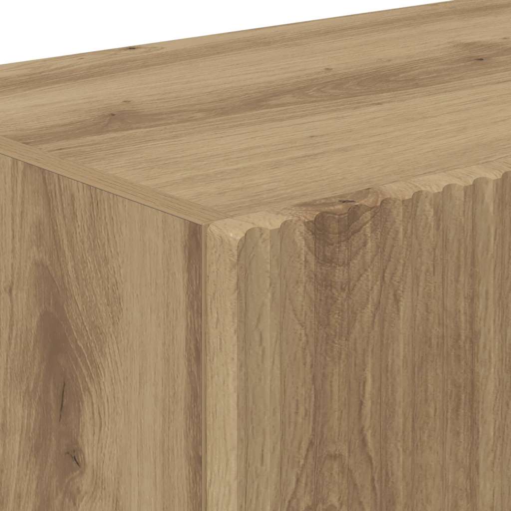 vidaXL TV-Wandschrank 2 pcs Kunsthandwerk Eiche 98 x 31 x 29,5 cm