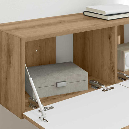 vidaXL TV-Wandschrank 2 pcs Kunsthandwerk Eiche 98 x 31 x 29,5 cm