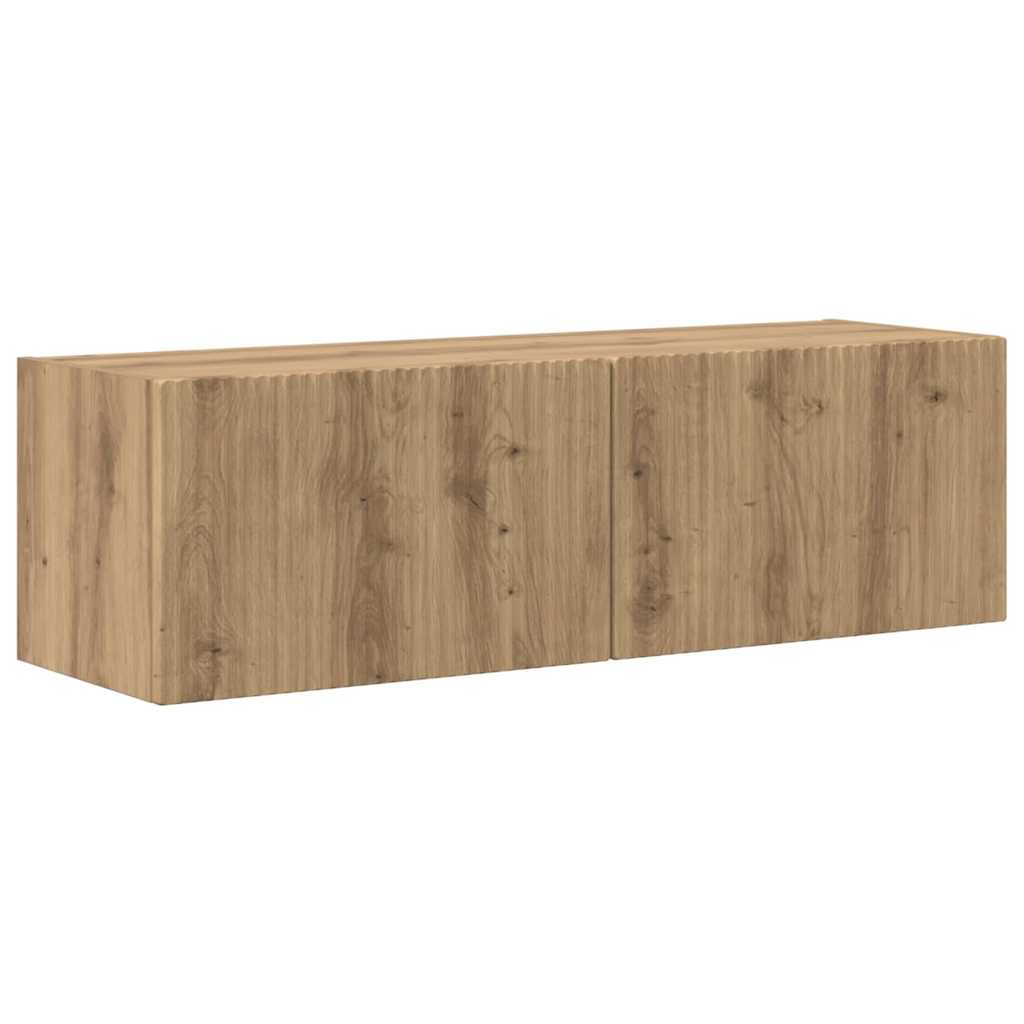vidaXL TV-Wandschrank 2 pcs Kunsthandwerk Eiche 98 x 31 x 29,5 cm
