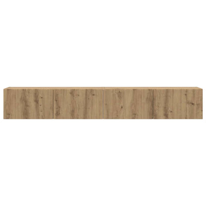 vidaXL TV-Wandschrank 2 pcs Kunsthandwerk Eiche 98 x 31 x 29,5 cm