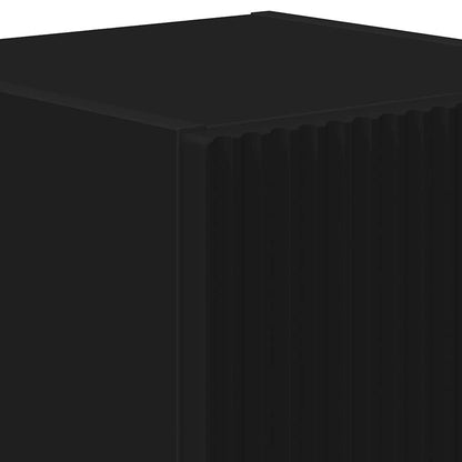 vidaXL TV-Wandschrank 2 pcs Schwarz 30 x 31 x 40 cm Holzwerkstoff