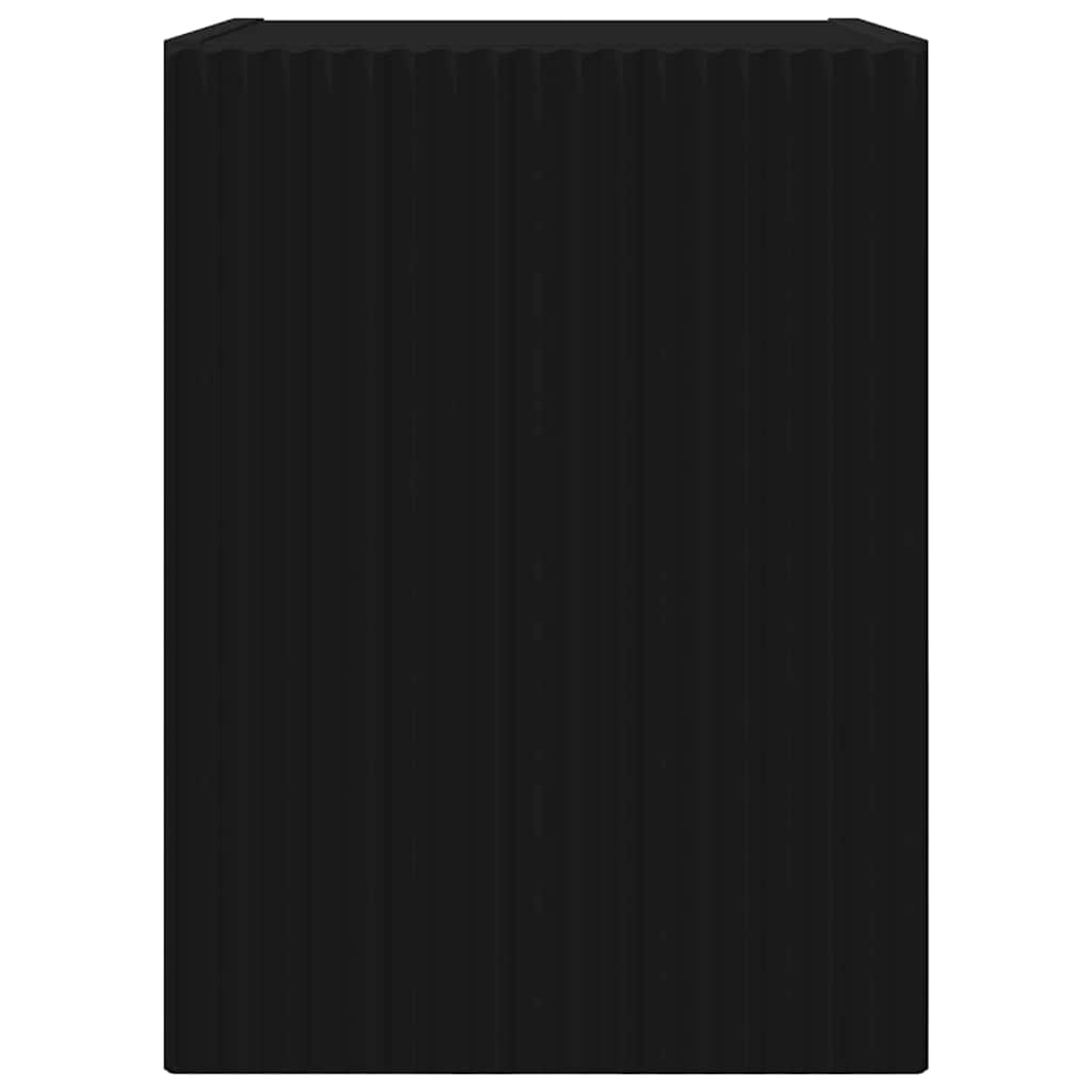 vidaXL TV-Wandschrank 2 pcs Schwarz 30 x 31 x 40 cm Holzwerkstoff