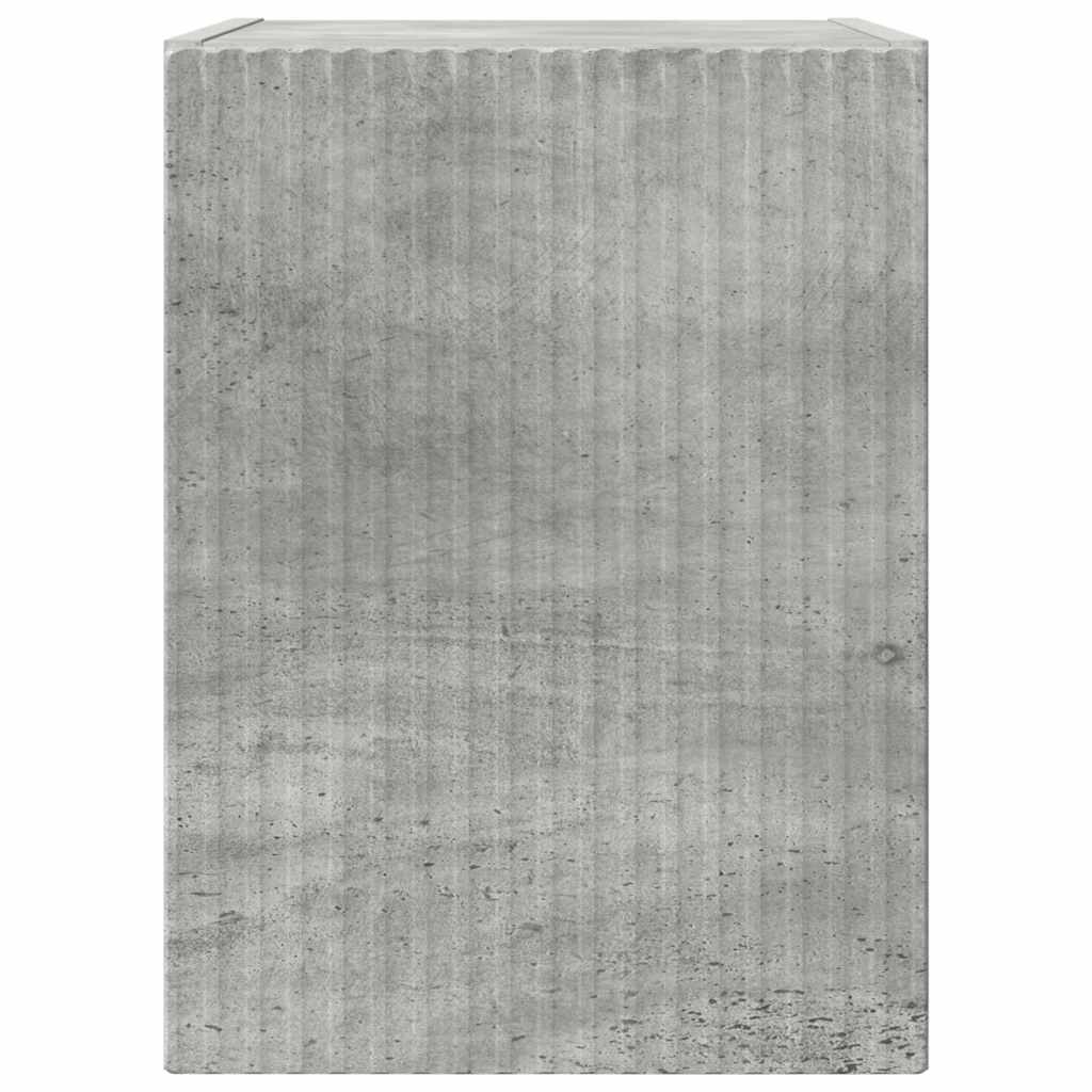 vidaXL TV-Wandschrank Wandmontiert Beton 30 x 31 x 40 cm Holzwerkstoff
