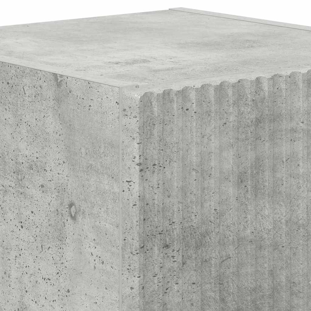 vidaXL TV-Wandschrank 2 pcs Beton 30 x 31 x 40 cm Holzwerkstoff