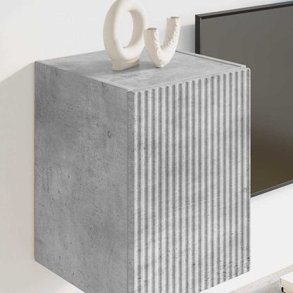vidaXL TV-Wandschrank 2 pcs Beton 30 x 31 x 40 cm Holzwerkstoff
