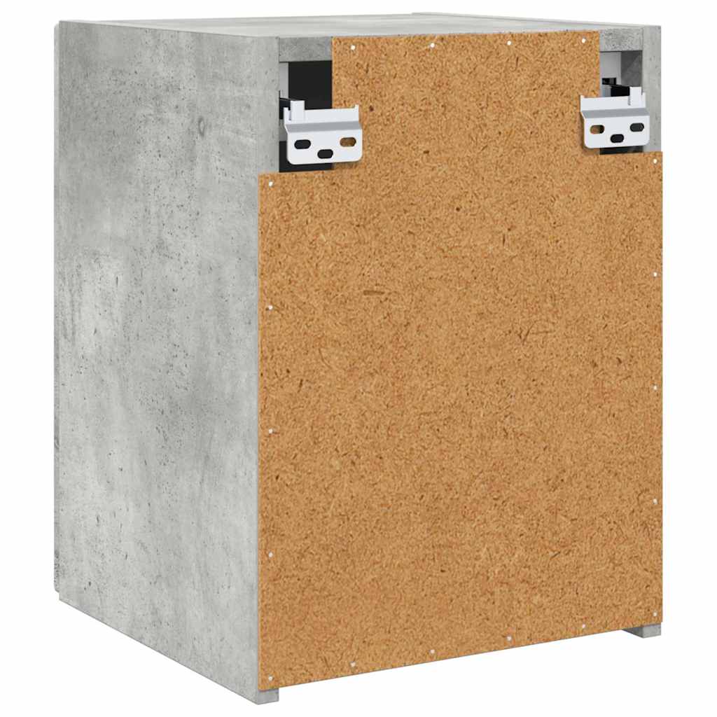 vidaXL TV-Wandschrank 2 pcs Beton 30 x 31 x 40 cm Holzwerkstoff