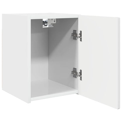 vidaXL TV-Wandschrank Glänzend Weiß 30 x 31 x 40 cm Holzwerkstoff