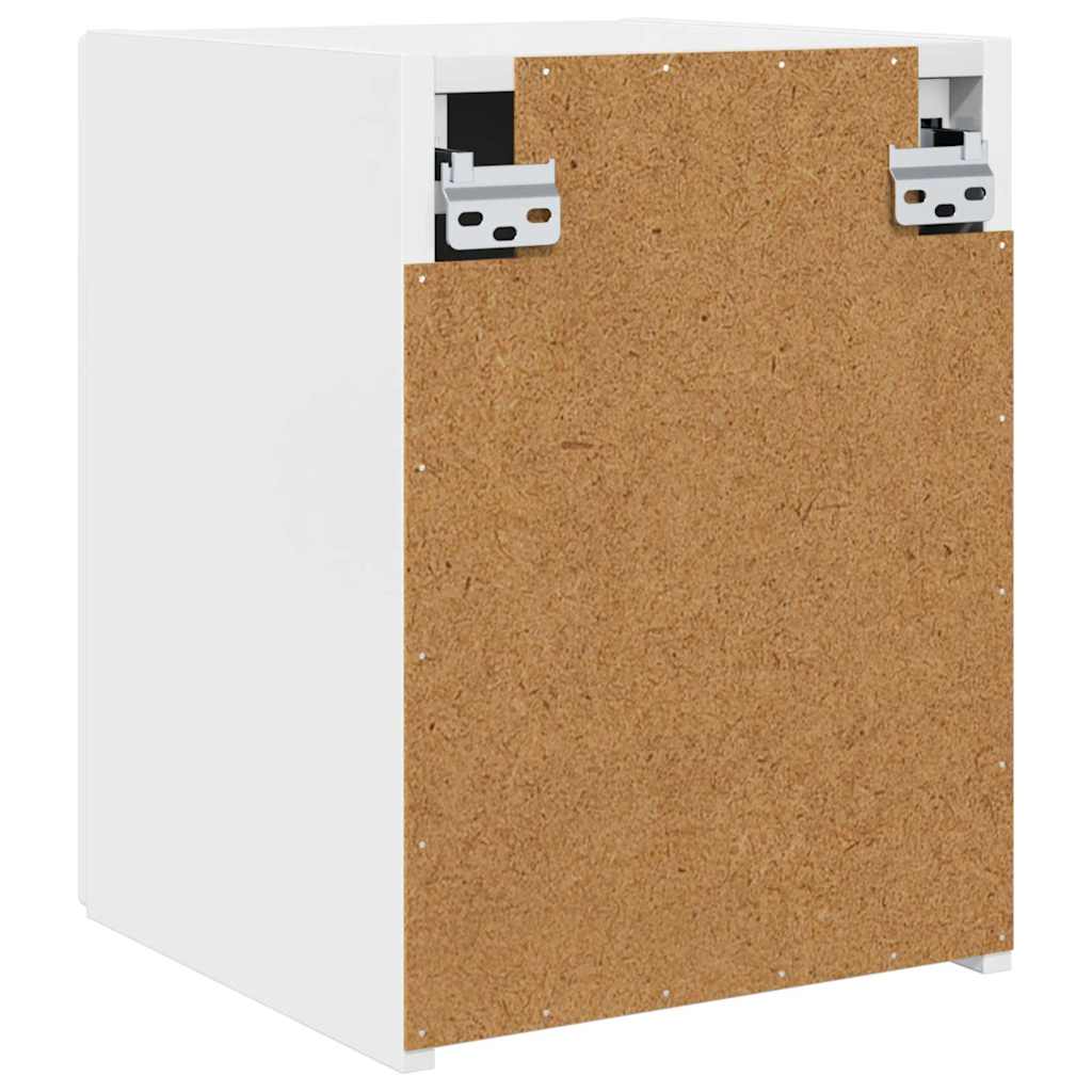 vidaXL TV-Wandschrank Glänzend Weiß 30 x 31 x 40 cm Holzwerkstoff