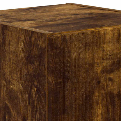 vidaXL TV-Wandschrank 2 pcs Geräucherte Eiche 30 x 31 x 40 cm