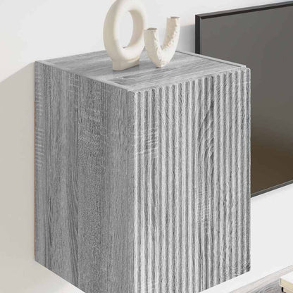 vidaXL TV-Wandschrank Graues Sonoma 30 x 31 x 40 cm Holzwerkstoff