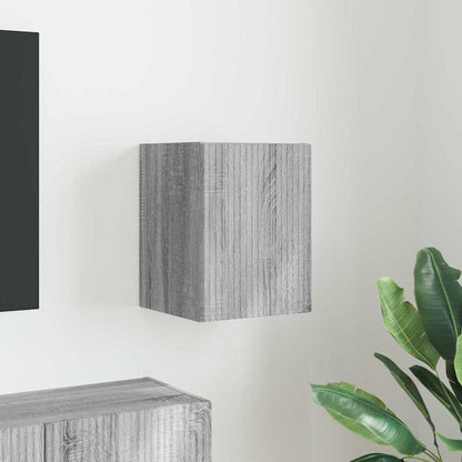vidaXL TV-Wandschrank Graues Sonoma 30 x 31 x 40 cm Holzwerkstoff