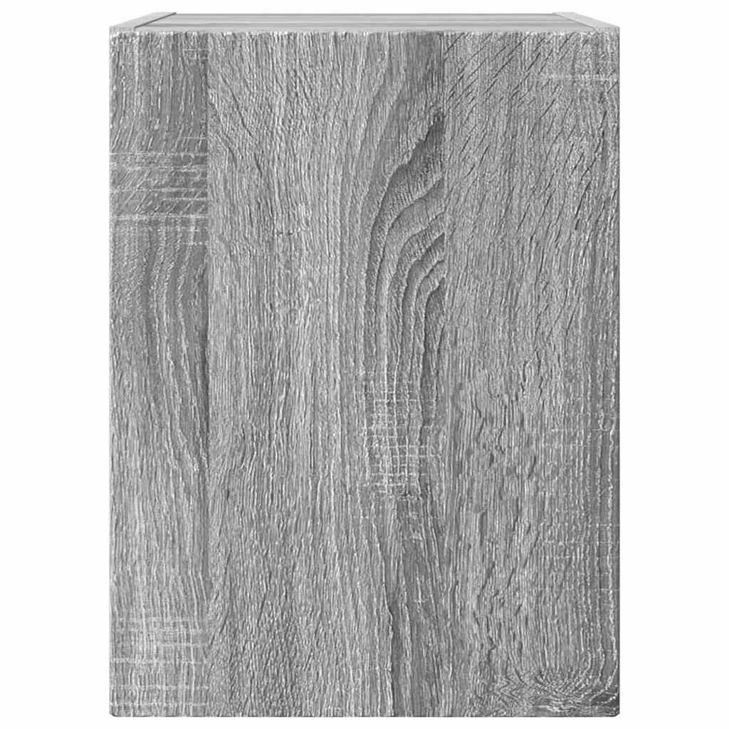 vidaXL TV-Wandschrank Graues Sonoma 30 x 31 x 40 cm Holzwerkstoff