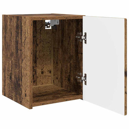 vidaXL TV-Wandschrank Altholz 30 x 31 x 40 cm Holzwerkstoff